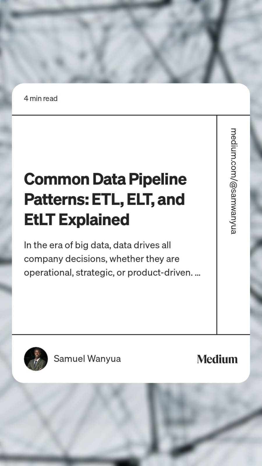 Common Data Pipeline Patterns: ETL, ELT & ETLT