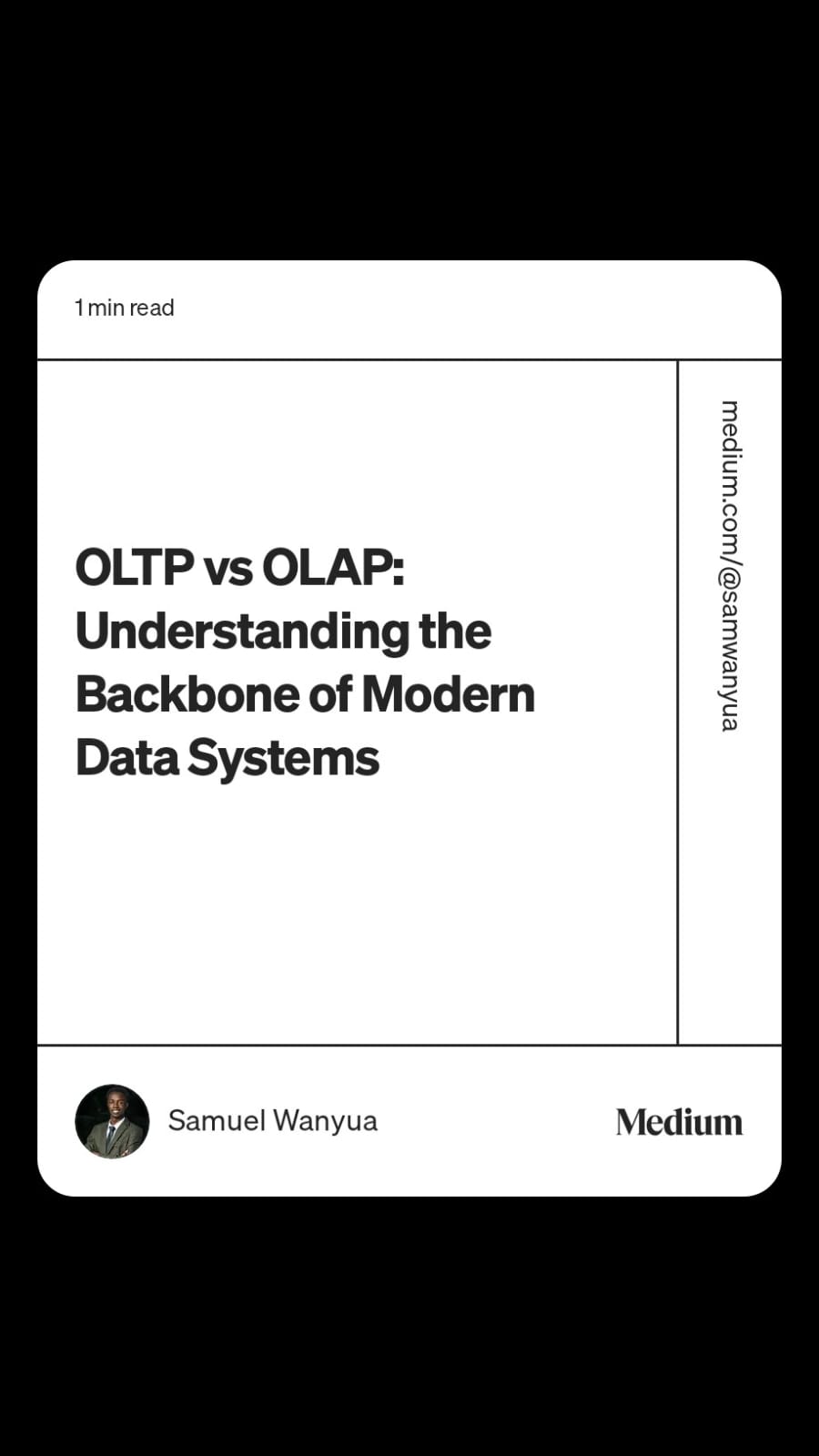 OLTP vs OLAP