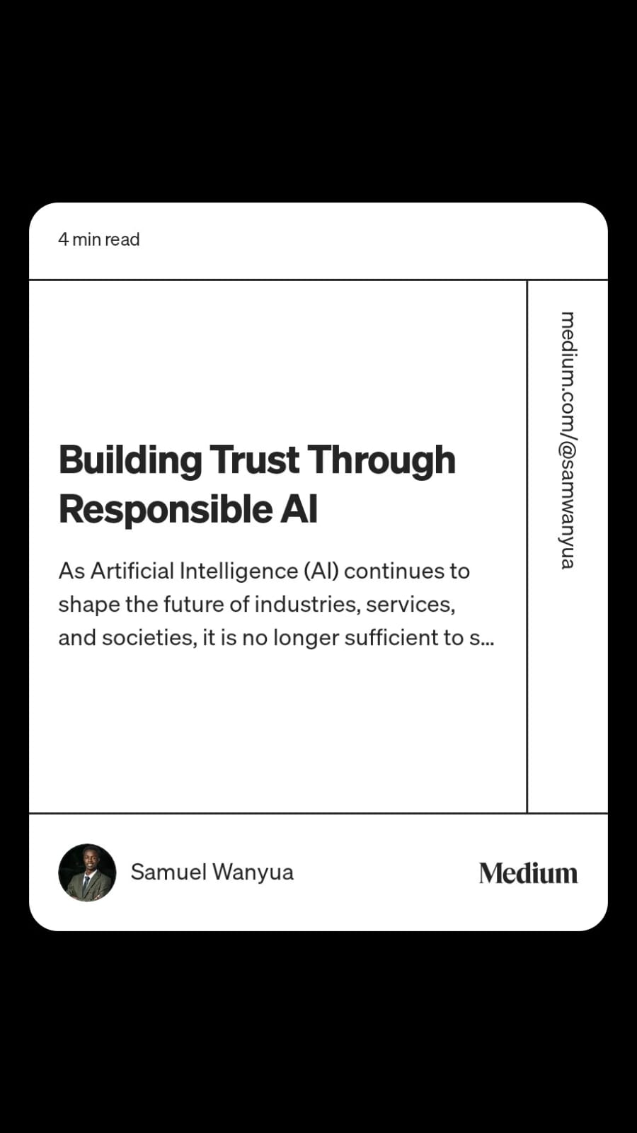 Building Trust Through Responsible AI